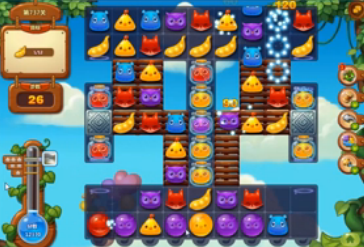 《开心消消乐》737关通关攻略