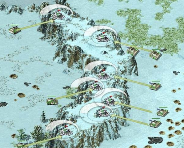 《红色警戒2：尤里的复仇》冰天雪地地图位置攻略