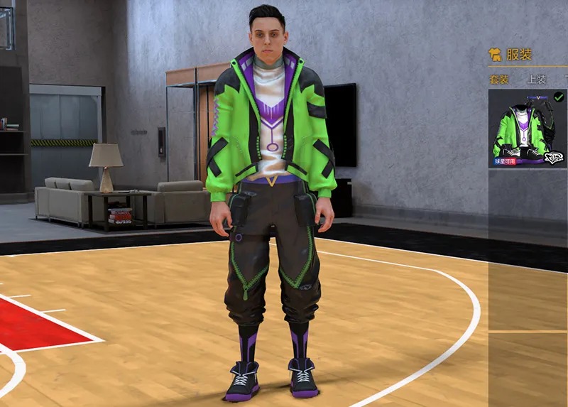 《NBA2K Online2》全新套装追风-能量闪电发布分享