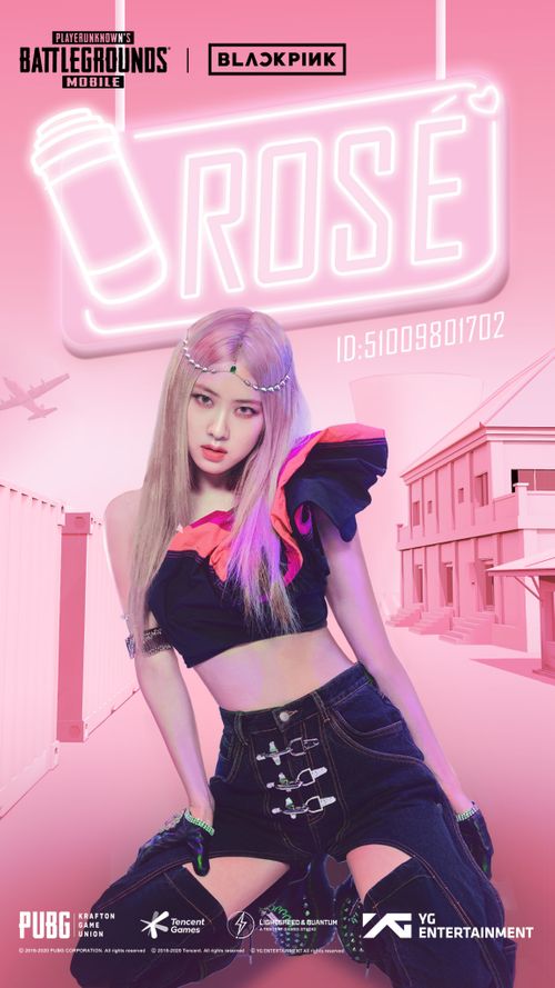 《PUBG MOBILE：绝地求生M》与韩国女子偶像团体BLACKPINK 展开合作公开角色ID