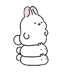 《抖音》可爱的小白兔表情包分享