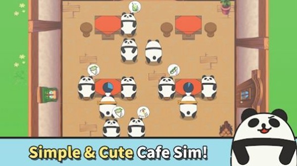 熊猫咖啡屋用熊猫形象扮演咖啡店老板手游