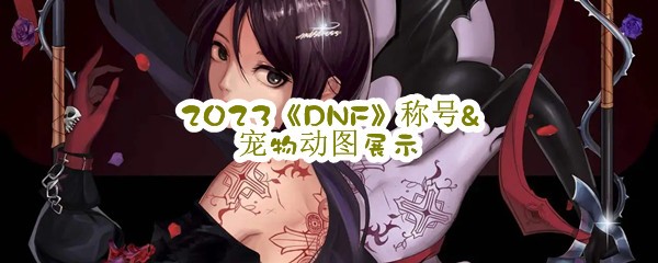 2023《DNF》称号&宠物动图展示