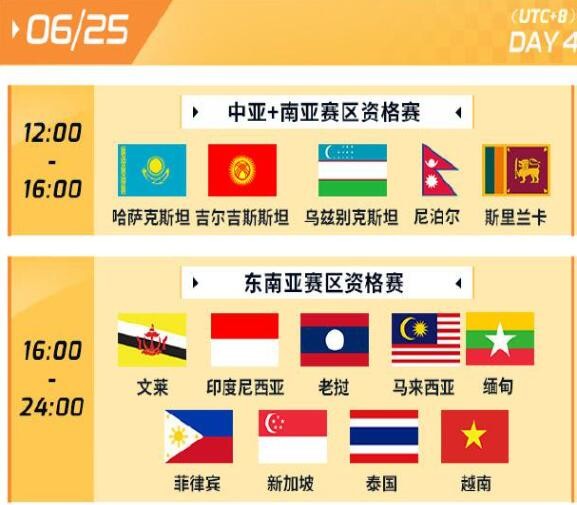 2023年杭州亚运会的《和平精英》比赛时间(赛程安排）