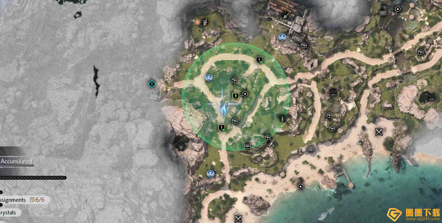 《最终幻想7重生》在海滩练肌肉委托接取方法，完成流程