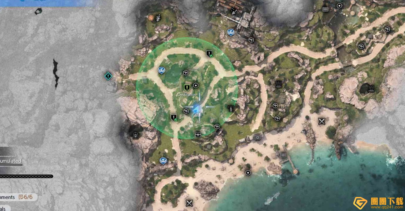 《最终幻想7重生》在海滩练肌肉委托接取方法，完成流程