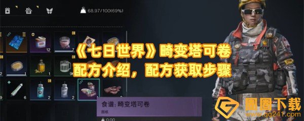 《七日世界》畸变塔可卷配方介绍，配方获取步骤