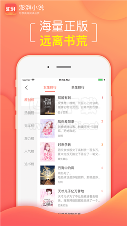 澎湃小说软件下载
