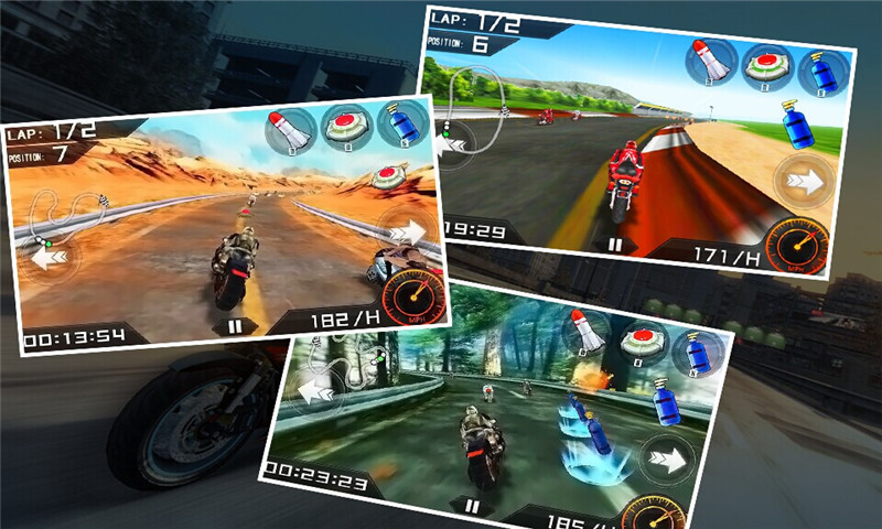 摩托飞车3D游戏全解锁版下载