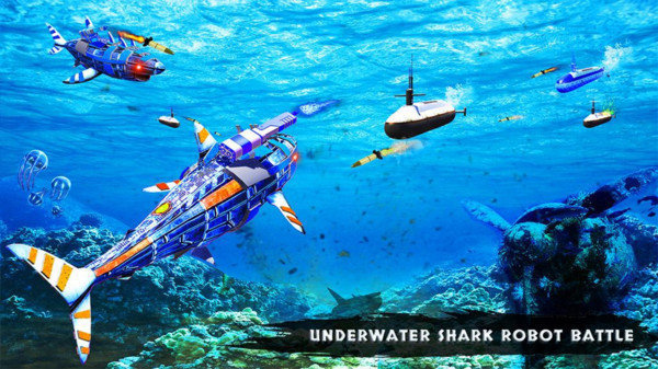机器人鲨鱼潜艇变形手游下载