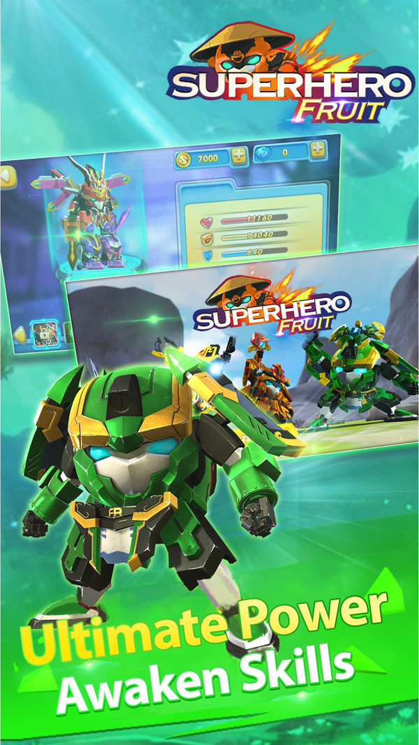 超级英雄：水果机器人手游下载