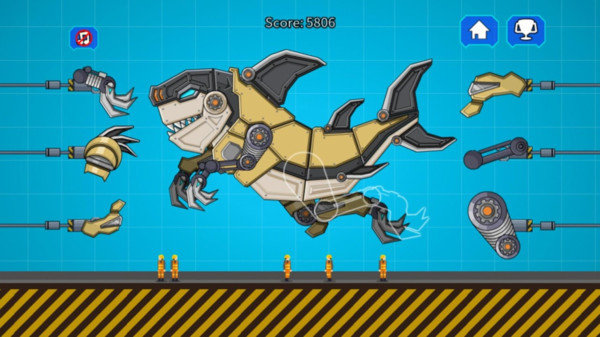 鲨鱼机器人2023无限金币钻石版手游下载