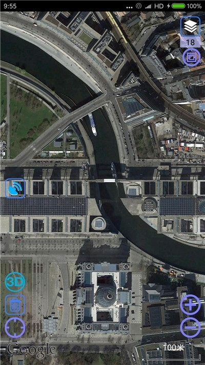 谷歌超清实时卫星地图软件下载
