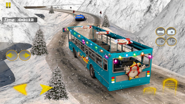 诞节雪地巴士模拟器手游下载