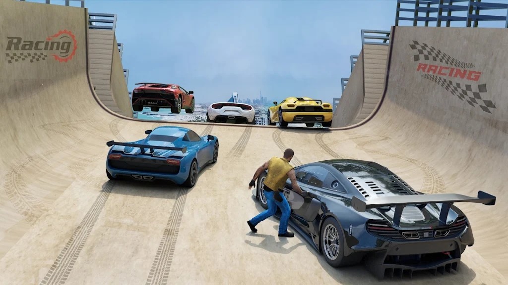 超级汽车特技比赛3D手游下载