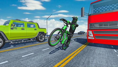 疯狂的交通自行车骑士3D手游下载