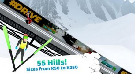 滑雪冲刺跳跃展示滑雪技术模拟滑雪体验游戏下载