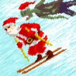 圣诞老人和僵尸的滑雪大战手游下载