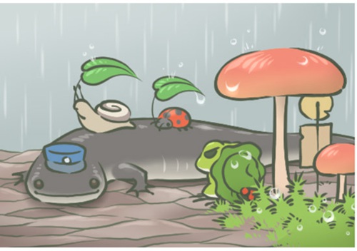 《旅行青蛙》下雨天明信片获得攻略